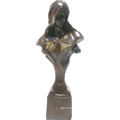 Beautiful Warrior Maidens of Casting Bronze Valkyrie Bust